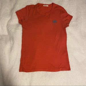 Marine Layer orange tee shirt